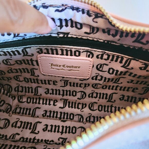 Juicy Couture Baby Pink Shoulder Bag | NWT | Y2K Coquette w/ Gold Lock - Picture 11 of 15